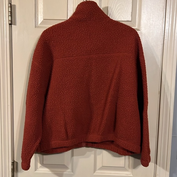 Old Navy teddy zip up size M - Picture 2 of 4